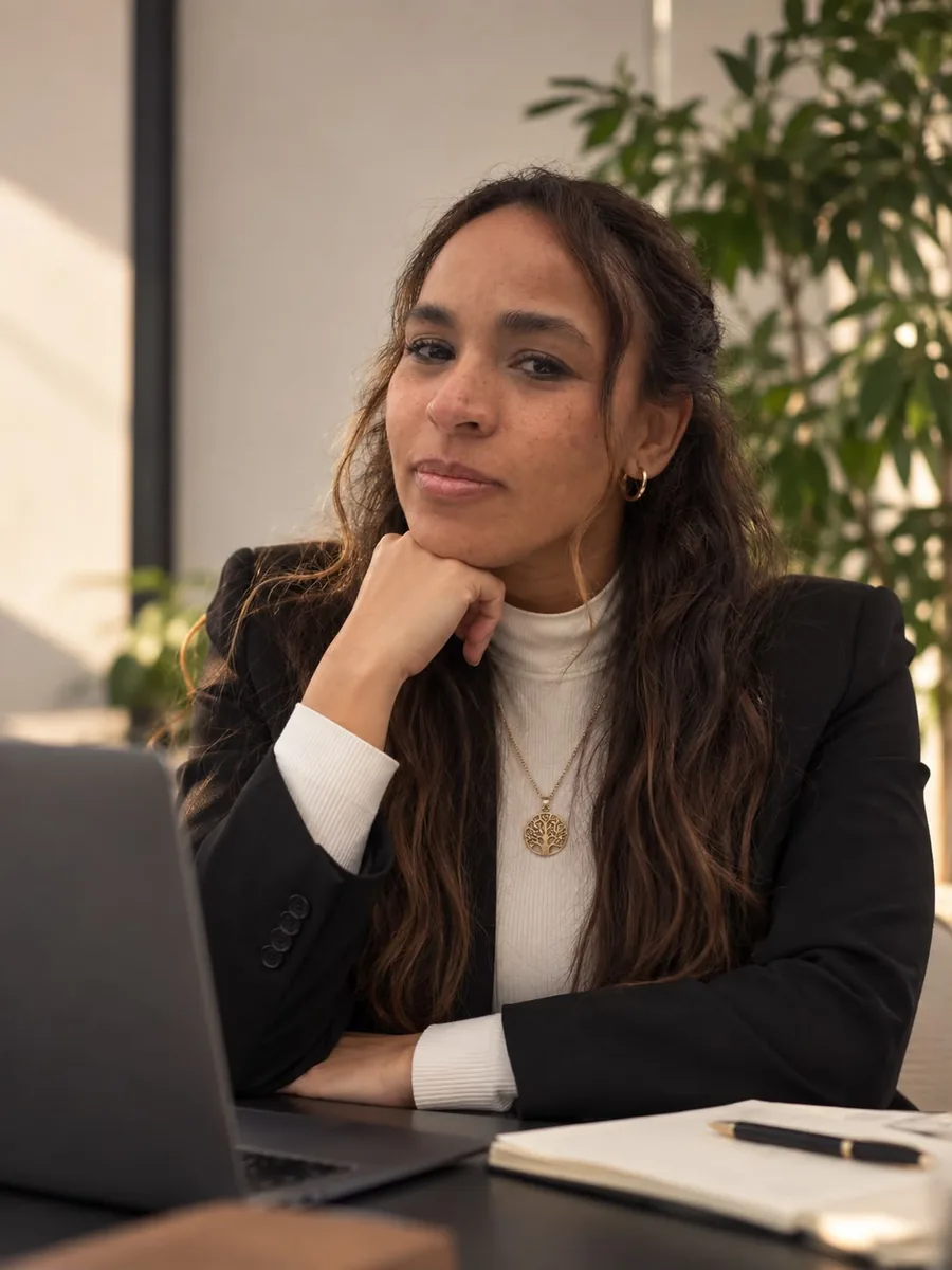Cecilia Silva Píriz, fundadora de CSP Consulting, en su escritorio
